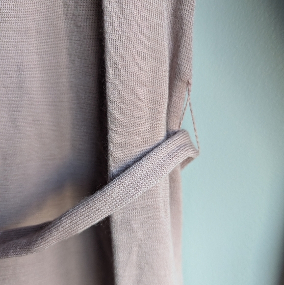 Ports international pure virgin wool midi pastel dress belted turtle neck size S - Picture 7 of 11
